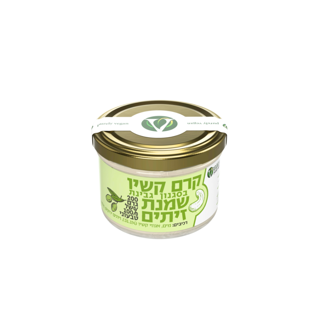 גבינת שמנת זיתים קשיו VGOZA