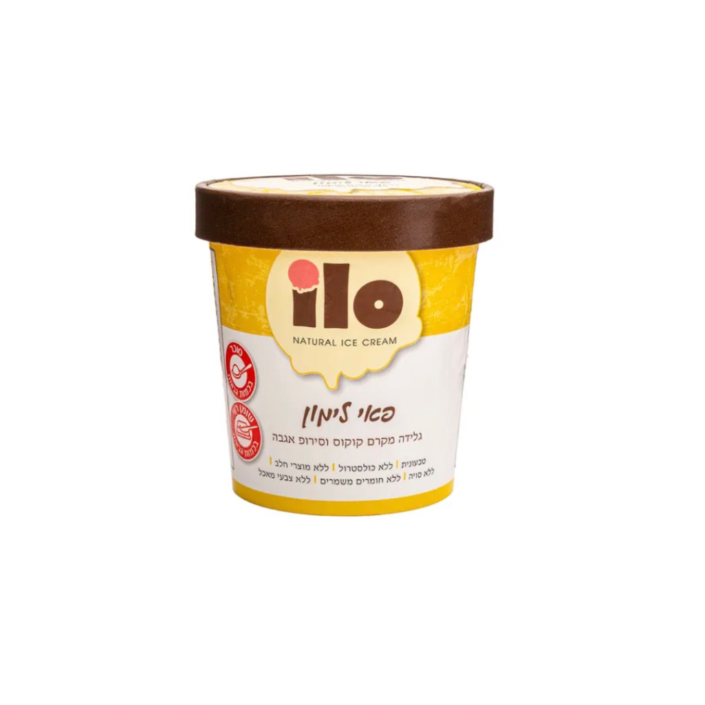 גלידה טבעונית פאי לימון