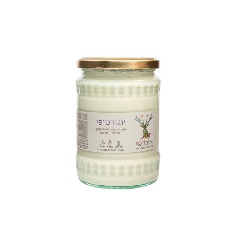 יוגורט קשיו וסויה טבעוני – חצי ליטר – אוטופי